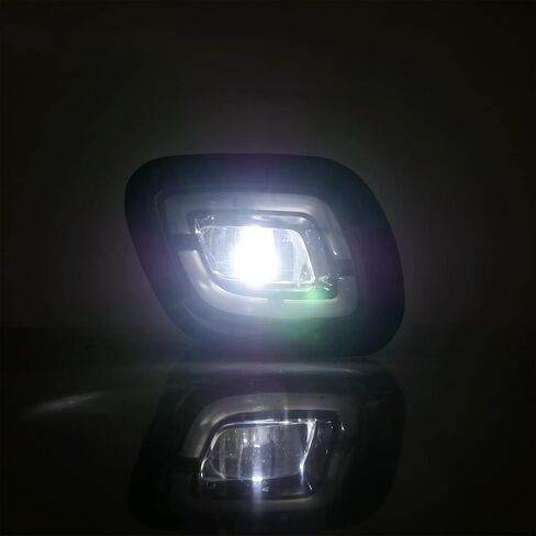 Fog Lights for Freightliner Cascadia 2008-2017, Front Fog Light Assembly Fog Lamp Waterproof Clear Replace Trucks Accessories (A Pair) A0651908000/A0651908001 in Kuwait
