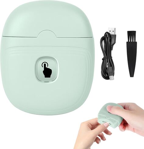 Electric Nail Clipper, Electric Nail Trimmer for Baby, 2025 New Electric Nail Clippers for Thick toenails of Adults and Seniors, Rechargeable USB Baby Nail Clippers with Light (White) in Saudi Arabia