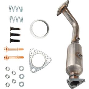 KAC Catalytic Converter for 2015-2017 Chevy Equinox 2.4L Stainless Steel Catalytic Converter Kit Direct-Fit Automotive Replacement OEM 644066(EPA Compliant, Bolts not included) - EPA Compliant