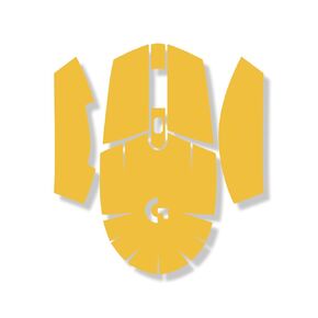 Mouse Skin Compatible with Logitech G305 Lightspeed - Solid Marigold - Premium 3M Vinyl Protective Wrap Decal Cover - Easy to Apply | Crafted in The USA by MightySkins