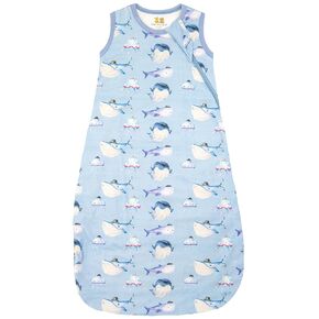 Rayon Made from Bamboo Baby Sleep Sack. Supersoft Wearable Blanket 1.0 TOG for 6-18 Months Sleepsack. Green Robots