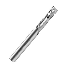 Router Bits, Up & Down Cut Spiral Router Bit, Solid Carbide, 1/4 Inch Shank, 2 Flutes CNC Router Bit for Precision Wood Cutting