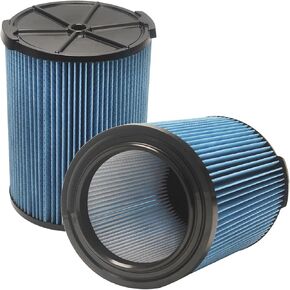 2 Pack VF4000 Replacement Filter for Standard Wet and Dry Vacuum Cleaner Filter, for RIDGID Shop Vacs Wet Dry 5-20 Gal, 6-9 Gal Husky Vacuum,WD5500 WD0671 RV2400A RV2600B Vac,Shop Vacuum 17816 9-17816
