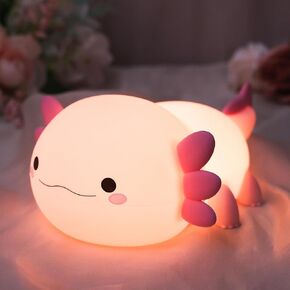 YuanDian Cute Bear Night Light for Kids, Decorate Kids' Bedroom with Silicone Bear Nightlights with 8 Color Lights, Christmas Birthday Gift for Children Toddlers Teens Adults Babies