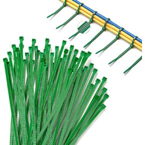 8 Inch Zip Ties (100 Pack), Heavy Duty Zip Ties with 150lbs Tensile Strength, Multi-Purpose Adjustable Wire Ties, UV Resistant Indoor and Outdoor Cable Ties for Home, Office, Garden to Secure Vines