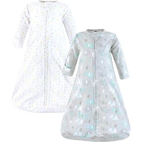 Hudson Baby Unisex Baby Cotton Long-Sleeve Wearable Sleeping Bag, Sack, Blanket, Happy Planets, 12-18 Months in Saudi Arabia