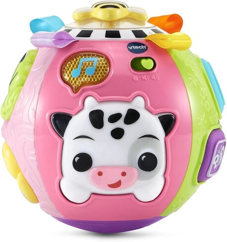 VTech Baby On-The-Moove Activity Ball with Textures, Orange in Saudi Arabia