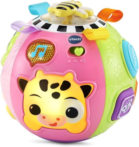 VTech Baby On-The-Moove Activity Ball with Textures, Orange in Saudi Arabia