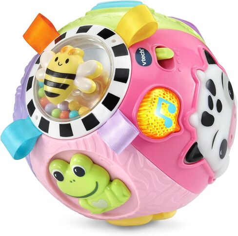 VTech Baby On-The-Moove Activity Ball with Textures, Orange in Saudi Arabia