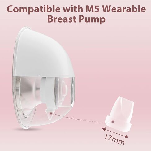 12PCS Breast Pump Replacement Parts, 8Pack Silicone Duckbill Valve & 4Pack Silicone Diaphragm Compatible with Momcozy M5 Wearable Breastpump, M5 Breastfeeding Essential Accessories in Saudi Arabia