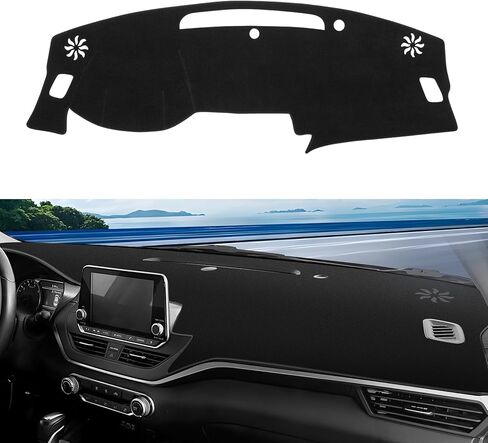 KUST غطاء لوحة القيادة للسيارة Honda CR-V CRV 2012-2016 اليد اليسرى للقيادة غير قابلة للانزلاق لوحة القيادة حصيرة الملحقات الداخلية لهوندا CRV CR-V مقاس مخصص داش حصيرة ظلة الزجاج الأمامي لا وهج أسود in Kuwait