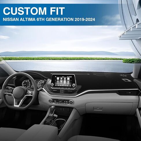 KUST غطاء لوحة القيادة للسيارة Honda CR-V CRV 2012-2016 اليد اليسرى للقيادة غير قابلة للانزلاق لوحة القيادة حصيرة الملحقات الداخلية لهوندا CRV CR-V مقاس مخصص داش حصيرة ظلة الزجاج الأمامي لا وهج أسود in Kuwait