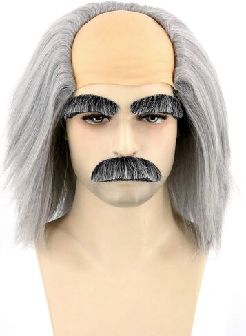 Men or Women Cosplay Wig Short Purple Wig Straight Halloween Costume Party Wigs in Kuwait
