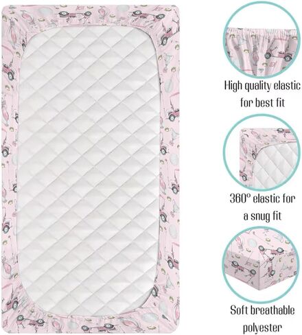 Baby Boys Standard Crib Cover Covering Golf Gear Sport ، ألوان مائية قفازات الكرة القفازات عصا دافئة ملاءمة مرتبة طفل صغير ، ناعمة in Kuwait