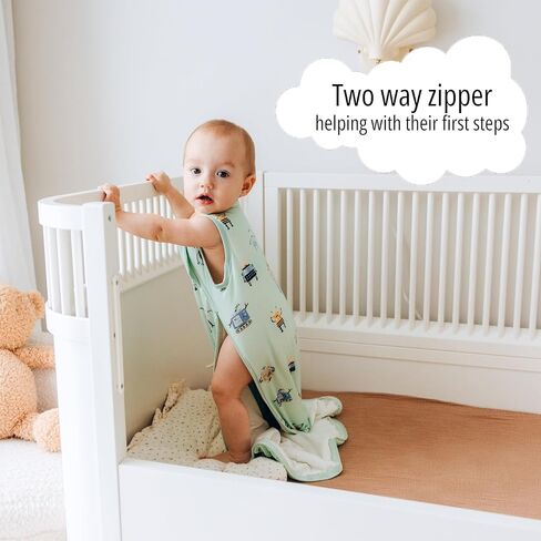 رايون مصنوعة من كيس نوم الطفل الخيزران. SuperSoft يمكن ارتداؤها بطانية 1.0 TOG لمدة 6-18 أشهر Sleepsack. مخلوقات البحر الأزرق in Saudi Arabia