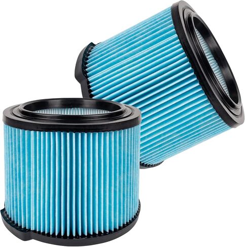 2 Pack VF4000 Replacement Filter for Standard Wet and Dry Vacuum Cleaner Filter, for RIDGID Shop Vacs Wet Dry 5-20 Gal, 6-9 Gal Husky Vacuum,WD5500 WD0671 RV2400A RV2600B Vac,Shop Vacuum 17816 9-17816 in Saudi Arabia
