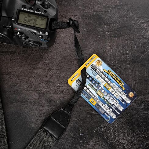 Manual Mode Photo Class on a Card & Exposure Guide - Manual Mode Cheat Sheet for Learning ISO, Aperture & Shutter Speed - Japanese (Japanese Mini Card) in Saudi Arabia