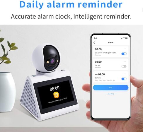 4MP Two Way Video/Voice Camera with 4.3inch Big Screen,Indoor Security Camera with Phone App,Nanny Camera,Dog Camera,pet Camera,Monitor for Baby/Elder/Nanny/Dog/pet in Saudi Arabia