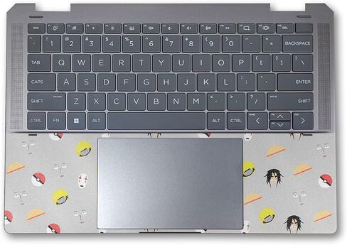Glossy Glitter Laptop Skin Compatible with HP Spectre x360 14" (2024) - Puzzle Cube - Premium 3M Vinyl Protective Wrap Decal Cover - Easy to Apply | Crafted in The USA by MightySkins in Saudi Arabia