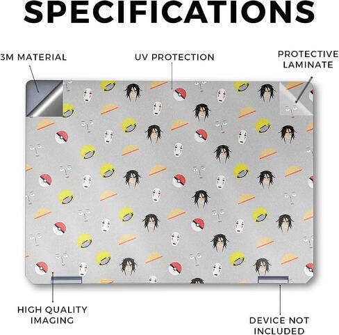Glossy Glitter Laptop Skin Compatible with HP Spectre x360 14" (2024) - Puzzle Cube - Premium 3M Vinyl Protective Wrap Decal Cover - Easy to Apply | Crafted in The USA by MightySkins in Saudi Arabia
