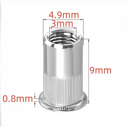 M6 x 13mm Cross Barrel Nuts Cross Dowel Slotted Nuts, 20Pcs in Kuwait