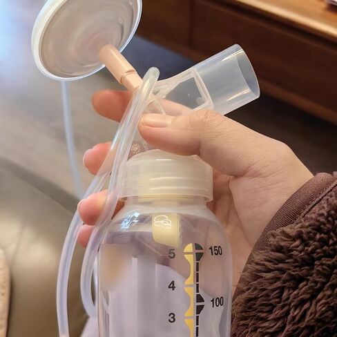 تغيير خيط محول الزجاجة متوافق مع مضخات الأطياف S1 S2 S2 ، DR. زجاجات Medela الضيقة البنية in Kuwait