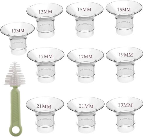 6pcs Flange Insert 21mm, Compatible with TSRETE/Bellababy/Lansinoh/Medela/Spectra/momcozy S9/S12/S9pro/S12pro,Wearable Breast Pump Shields/Flanges. in Saudi Arabia