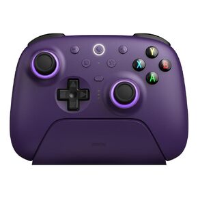 8bitdo Ultimate 2 وحدة تحكم لاسلكية لنظام التشغيل Windows & Android ، وحدات التحكم في الألعاب مع عصا التحكم TMR ، وتأثير القاعة القابلة للتبديل/مشغلات اللمس ، وحلقة Fire RGB ، والتكنولوجيا اللاسلكية ذات الطبقات 8 ، الأسود
