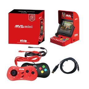UNICO MVS Mini Arcade and 2 Game Controllers(Red+Black) Combo, 45 Pre-Loaded Classic SNK Games