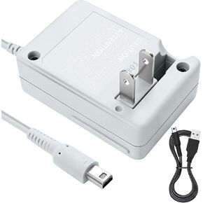 3DS/2DS Charger for Nintendo 3DS XL, DSi, New 3DS & 2DS XL - AC Wall Adapter,Replacement Power Cord for Nintendo Handheld Console Accessories(Project Includes Cables&Chargers)