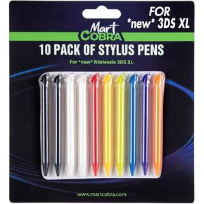 New Nintendo 3DS Stylus 10 Pack - 10 Colorful Small Stylist Pencils - Stylus Pencil Compatible With Original New 3DS Games and Console - New 3DS Accessories Replacement Pen in Saudi Arabia