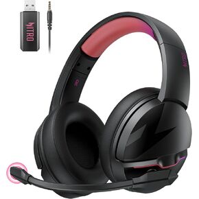 acer PS5 Headset | Non-Stop 100H Battery | Dynamic 50mm Drivers | Clear Voice Mic | Bluetooth5.3, 3.5mm | Gaming Headphones for PC, Meeting, Music, PS4 & Wireless Gaming Headset