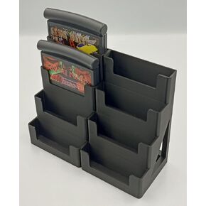 Atari Jaguar Cartridge Display Stand Tower Holder Case - Holds 8 Games