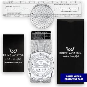 E6B Flight Computer-يشمل مراسلة الطيران ، الدليل والحالة-أداة تجريبية أساسية لتخطيط الطيران ، التنقل ، وتدريب IFR/VFR-ملحق حقيبة تجريبية يجب أن يكون