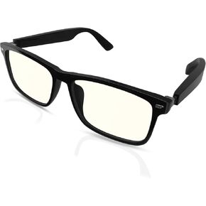 Smart Glasseswith AI,Bluetooth Music Glasses with 130+ Translation,Anti-Blue Light/UV400 Lenses,Audio Eyewear with Music play &Hands-Free Calling,Multifunctional Headphones glasses for Men Women
