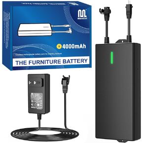 Universal Battery Pack for Reclining Furniture, ZBPOWER 4000mAh Wireless Couch Battery Pack Rechargeable for Power Recliner, Power Sofa, Sectional, and Lift Chair