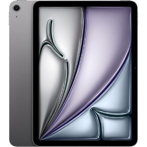 Apple iPad Air 11 بوصة مع شريحة M3 مصممة لذكاء Apple ، شاشة شبكية العين السائلة ، 128 جيجابايت ، كاميرا أمامية/خلفية 12 ميجابكسل ، Wi-Fi 6e ، معرف اللمس ، عمر البطارية طوال اليوم-Space Gray