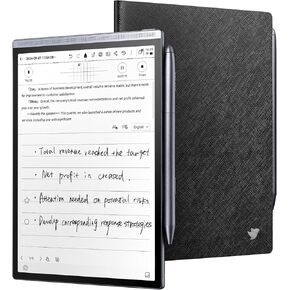 AINOTE Air 2 Bundle - Black Folio Case, 8.2-inch AI Note-Taking Tablet Writing Paper Tablets, Digital Notebook with Pen, Voice-to-Text Transcription, Multi-Languages Chatgpt Support