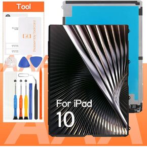Screen Replacement for iPad 10 10th Gen 2022 A2696 A2757 A2777 10.9“ LCD LED Panel Display Repair Parts Kit,with Screen Protector and Tools(Only LCD,Not Include Touch Digitizer)