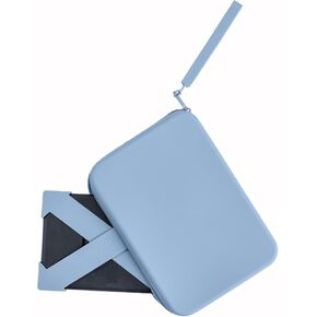 Strapsicle Bundle: Silicone Clutch & Hand Strap for Kindle Paperwhite 6.8" (11th & 12th Gen), Colorsoft, Signature Edition, and Other 6’’ E-Readers, Large - Bondi Blue