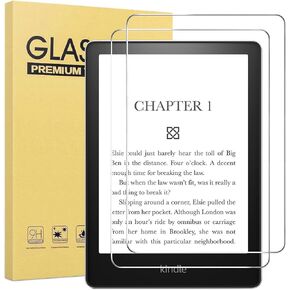 2 Pack 7" Screen Protector for Kindle Paperwhite 12th Generation 2024 and Kindle Colorsoft Signature Edition, Clear