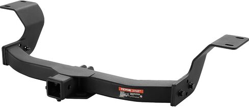VEVOR Class 3 Trailer Hitch, 2-Inch Receiver, Q455B Steel Tube Frame, Compatible with 2019-2023 Toyota RAV4, 6000 lbs, Multi-Fit Hitch to Receive Ball Mount, Cargo Carrier, Bike Rack, Tow Hook, Black in Kuwait