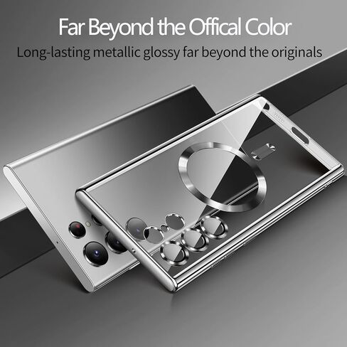 بالنسبة إلى Samsung Galaxy S25 Ultra Case واضح ، [متوافق مع Magsafe] [مضاد للأصفر] in Saudi Arabia