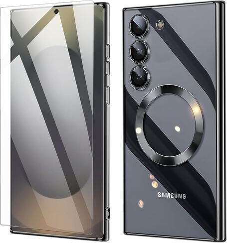 بالنسبة إلى Samsung Galaxy S25 Ultra Case واضح ، [متوافق مع Magsafe] [مضاد للأصفر] in Saudi Arabia