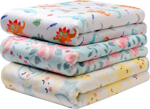 Little Me 2-ply Baby مع مرحبًا بك في العالم التطريز والراتين ، (White ، 30 in. x 40 in.) in Saudi Arabia