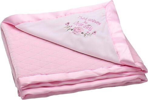 Little Me 2-ply Baby مع مرحبًا بك في العالم التطريز والراتين ، (White ، 30 in. x 40 in.) in Saudi Arabia