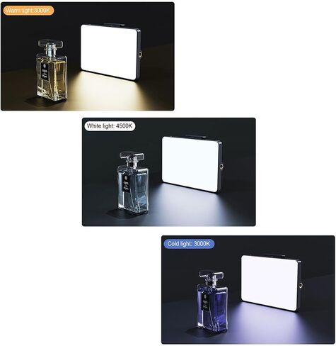 RGB Camera Lights LED Portable Light Small Selfie Light for iPhone/Android Smartphone/Laptop/iPad/Camera with Phone Clip,1500Mah Rechargeable Light for TikTok/Vlog/Video in Saudi Arabia