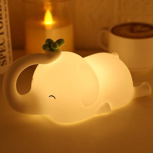 Axolotl Night Light for Kids, 3 Level Dimmable Axolotl Lamp, Rechargeable LED Squishy Novelty Animal Lamp for Kids Sleep, Nursery Room Decor in Saudi Arabia