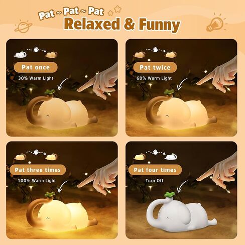 Axolotl Night Light for Kids, 3 Level Dimmable Axolotl Lamp, Rechargeable LED Squishy Novelty Animal Lamp for Kids Sleep, Nursery Room Decor in Saudi Arabia
