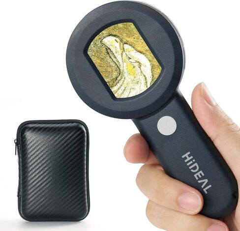 المجهر للأطفال البالغين ، 100x عدسة مكبرة رقمية مع الضوء ، HP30 المجوهرات المحمولة LOUPE مع الشاشة ، مكبّر عملة USB المحمولة للجمع ، Pocket 2 "LCD Mini Scope for Trichome in Saudi Arabia